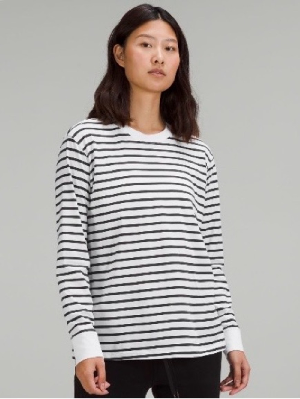 Lululemon All Yours Cotton Long-Sleeve Shirt Yachtie Stripe